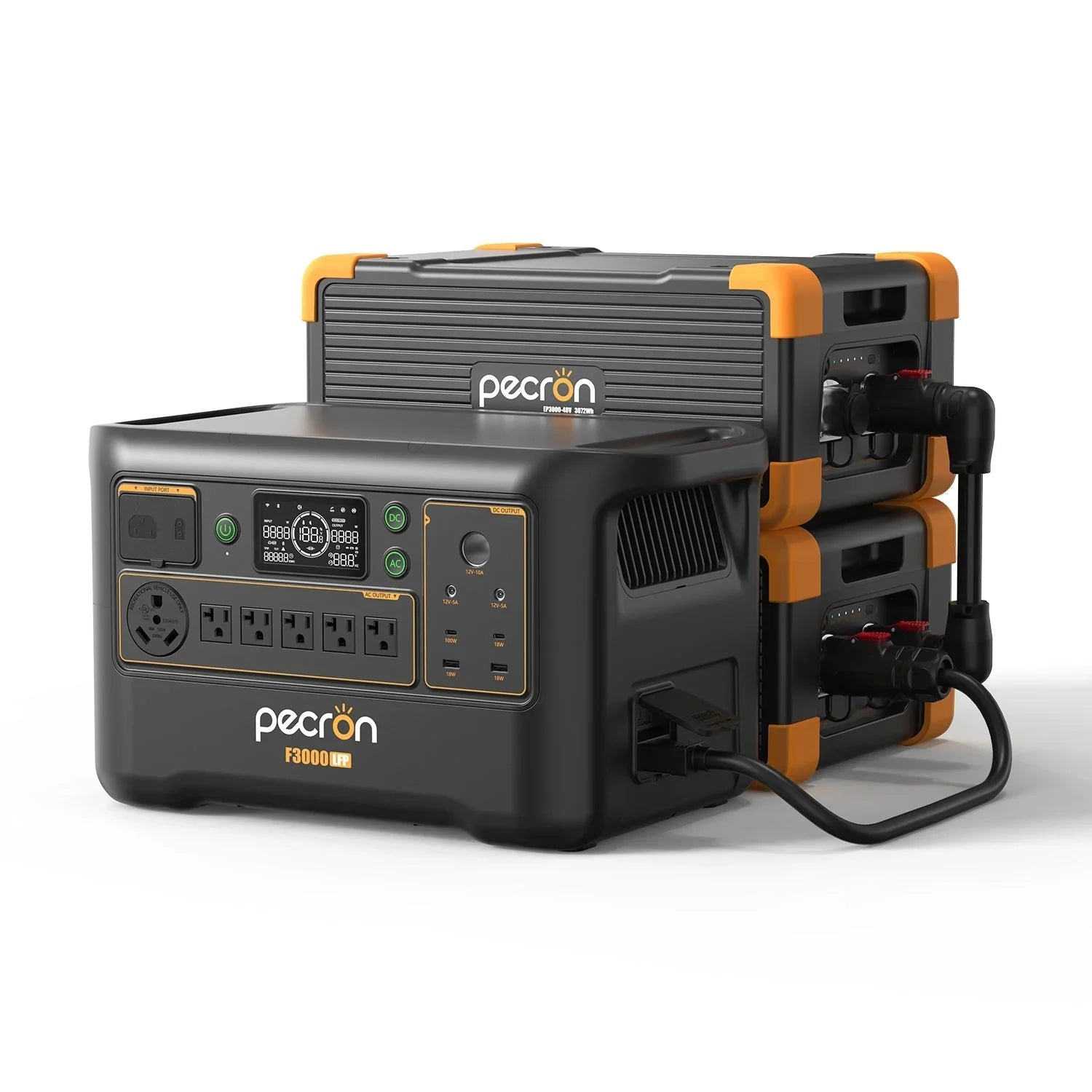 PECRON F3000LFP Portable Power Station 3600W 3072Wh - We The Collective