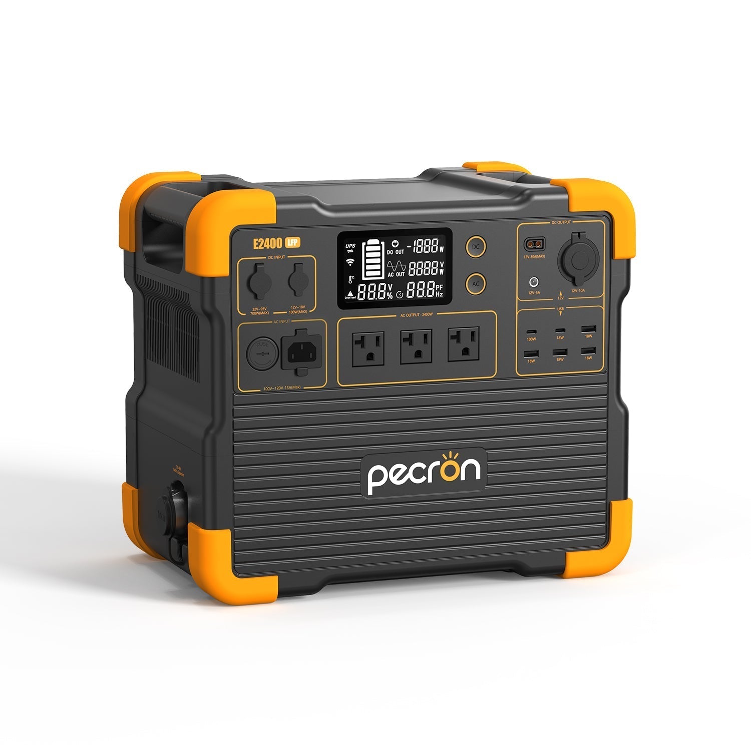 PECRON E2400LFP Portable Power Station 2400W 2048Wh - We The Collective