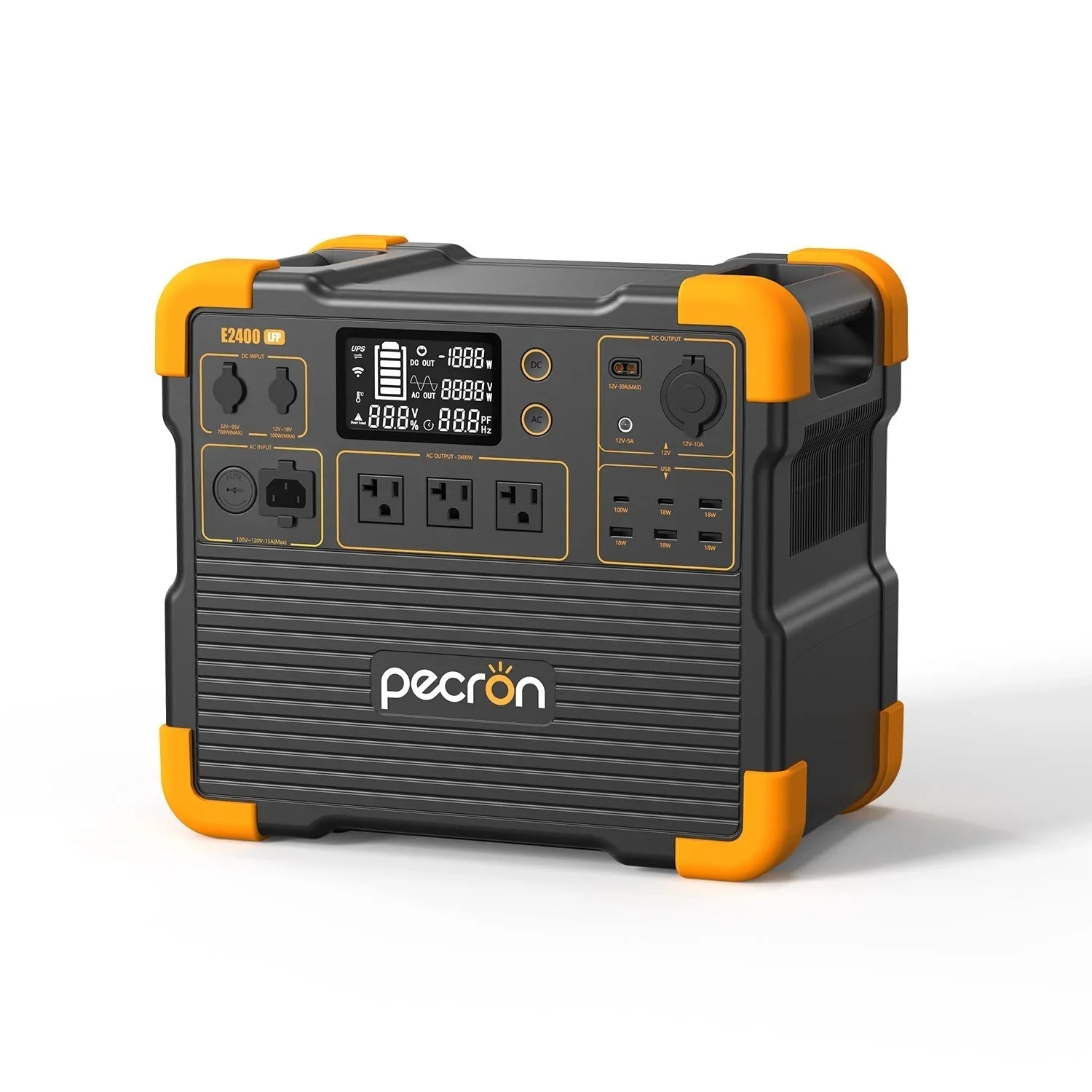 PECRON E2400LFP Portable Power Station 2400W 2048Wh - OVERLANDERS Outfitter