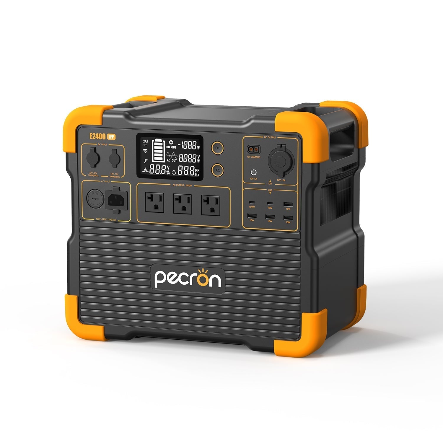 PECRON E2400LFP Portable Power Station 2400W 2048Wh - We The Collective