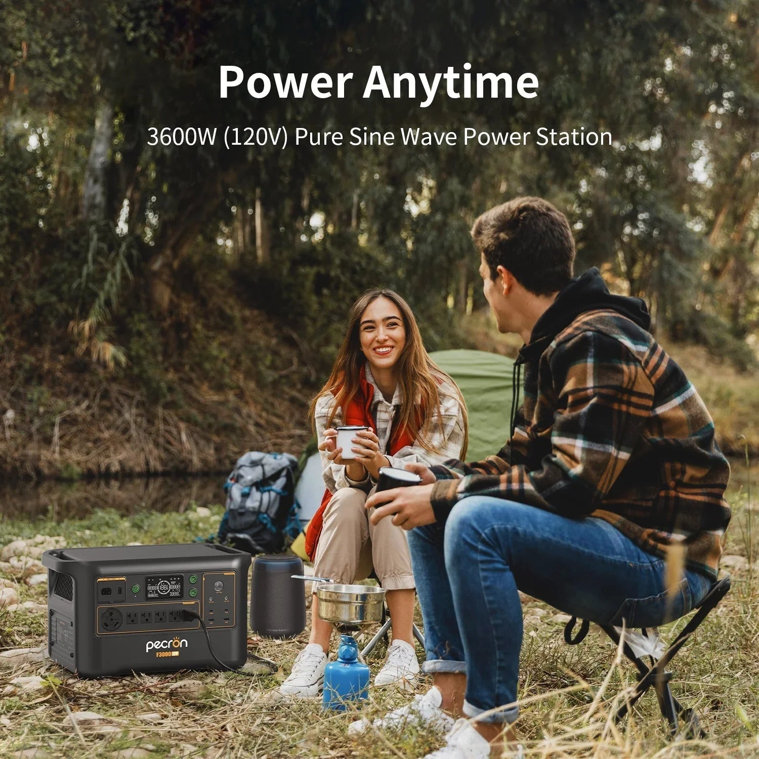 PECRON F3000LFP Portable Power Station 3600W 3072Wh - We The Collective