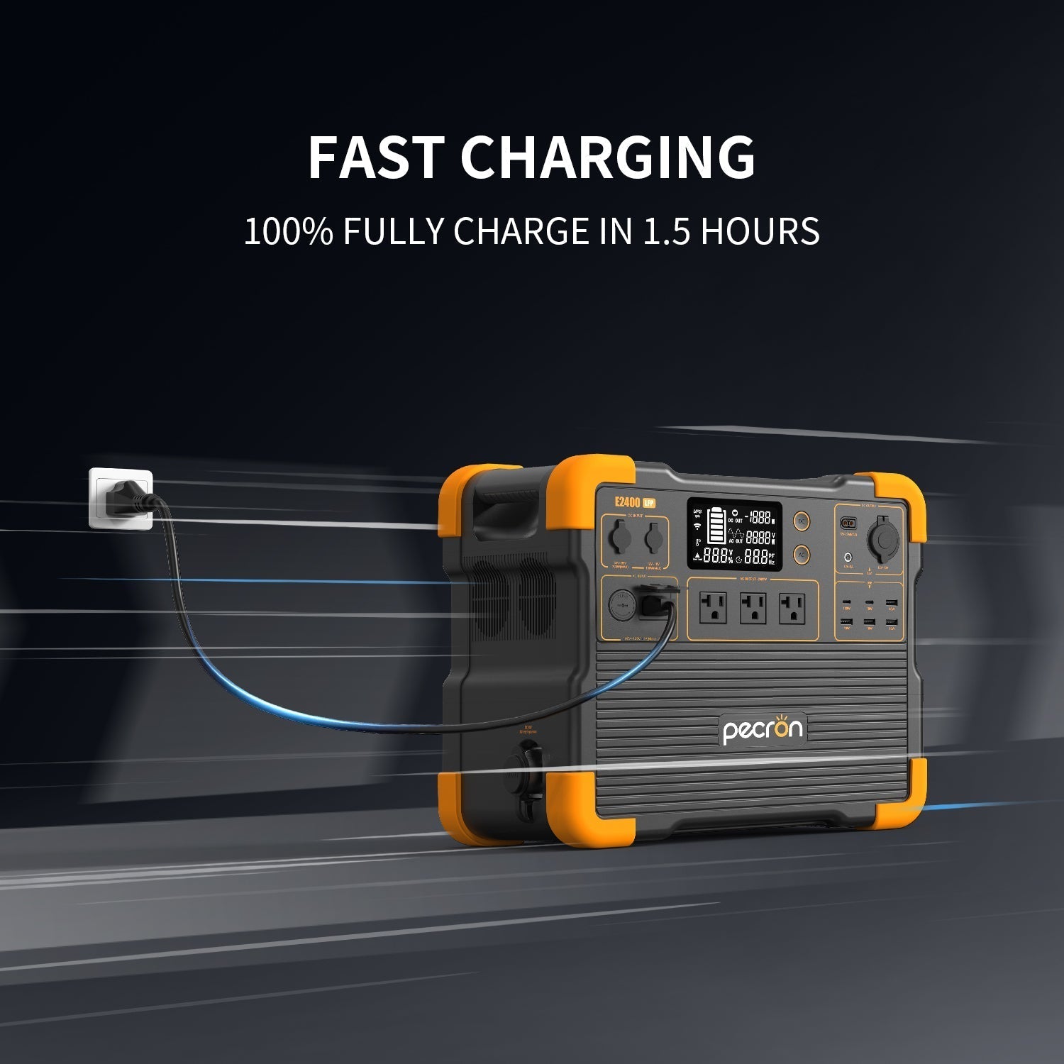 PECRON E2400LFP Portable Power Station 2400W 2048Wh - We The Collective