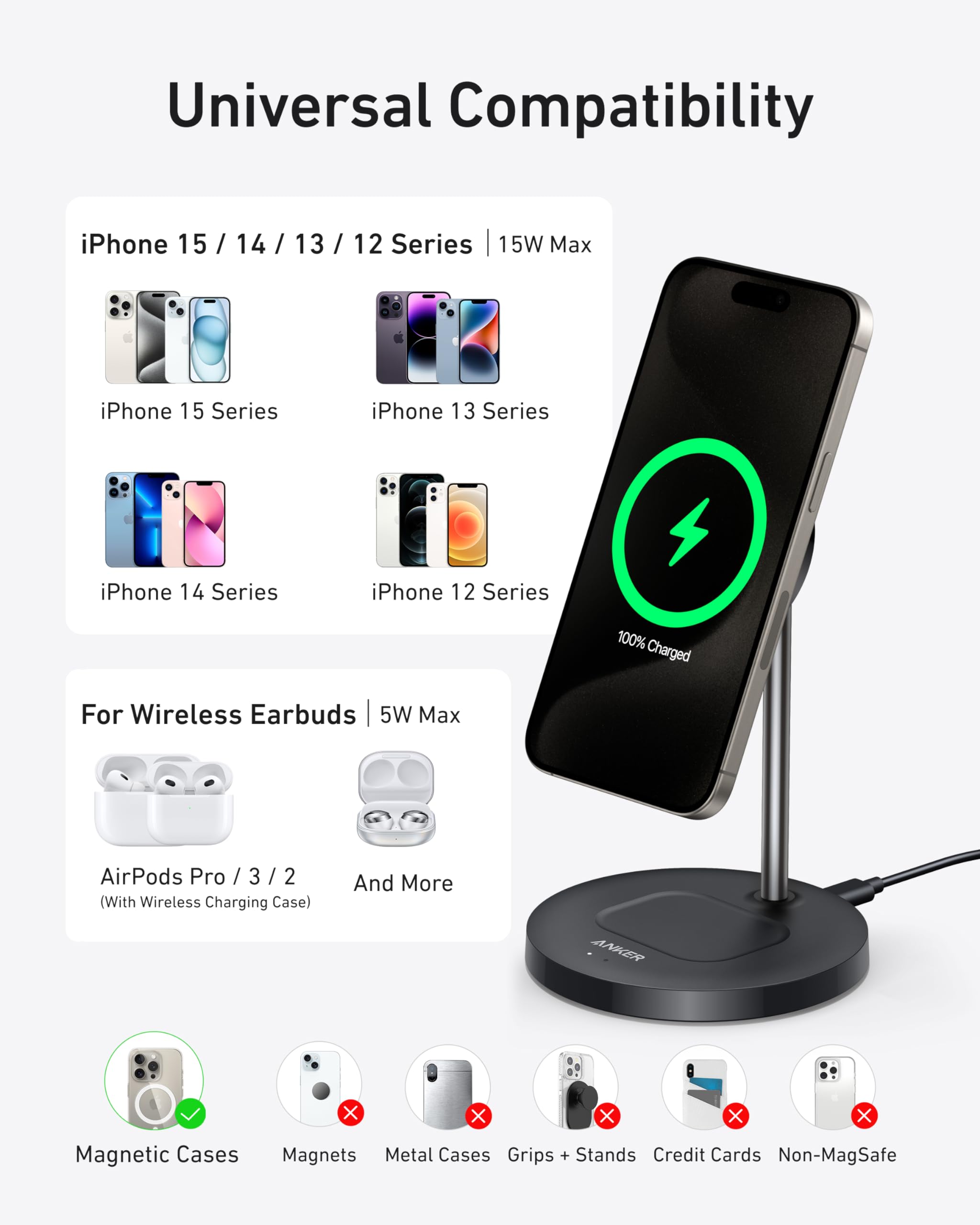 Anker MagGo Wireless Charger (2-in-1 Stand) BOA - We The Collective