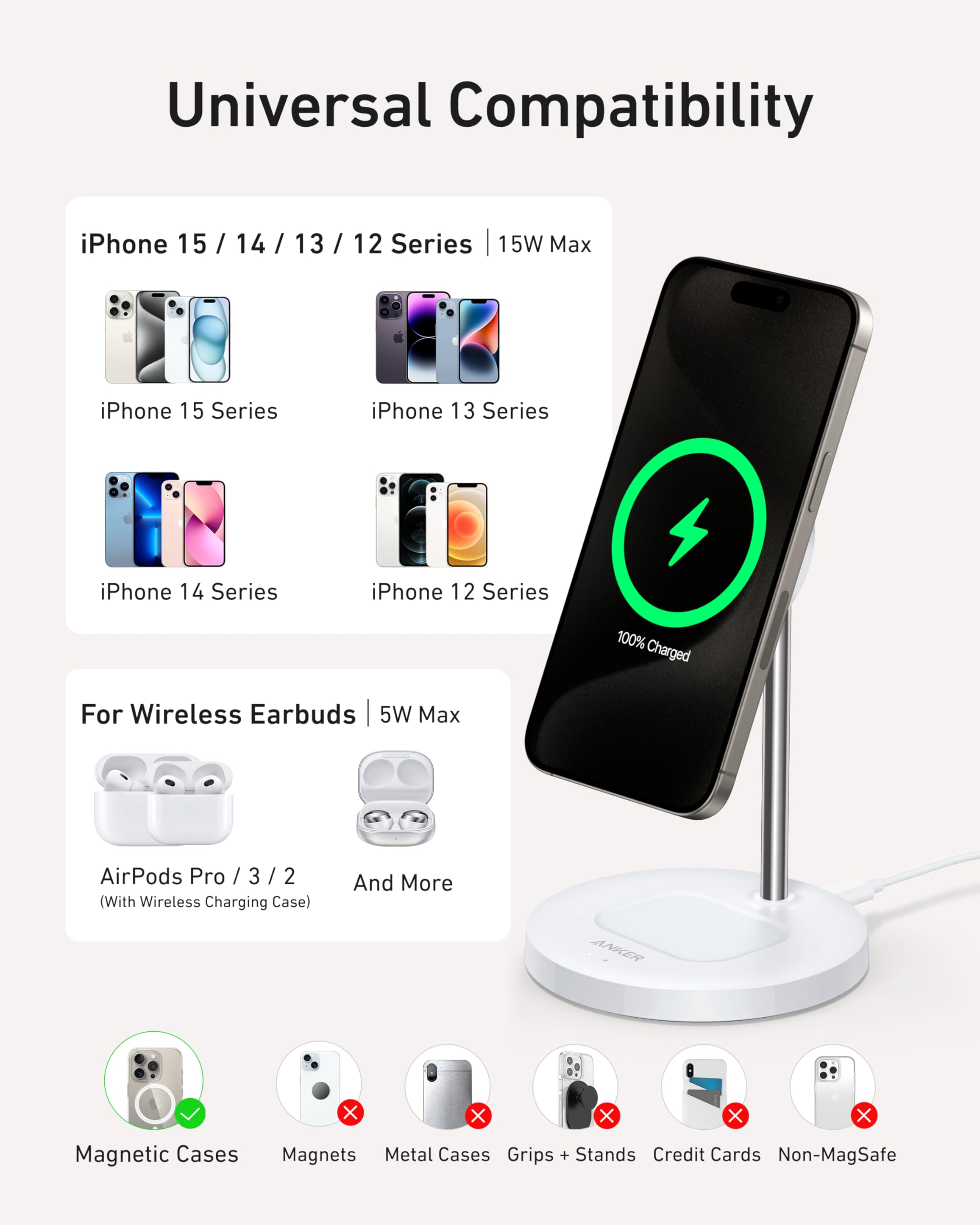 Anker MagGo Wireless Charger (2-in-1 Stand) BOA - We The Collective