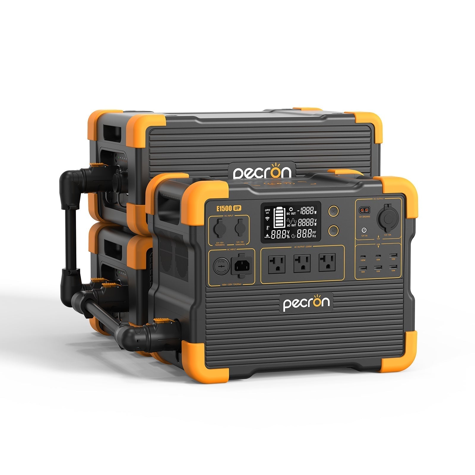 PECRON E1500LFP Expandable Portable Power Station 2200W 1536Wh - We The Collective