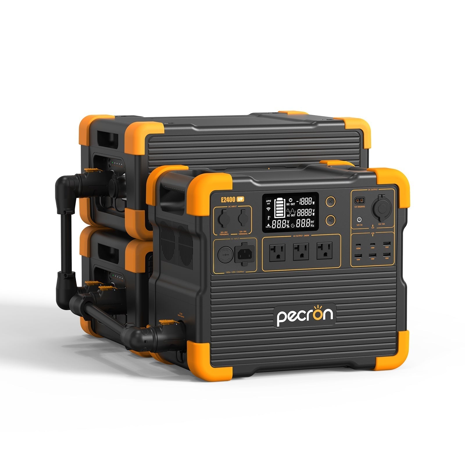 PECRON E2400LFP Portable Power Station 2400W 2048Wh - We The Collective