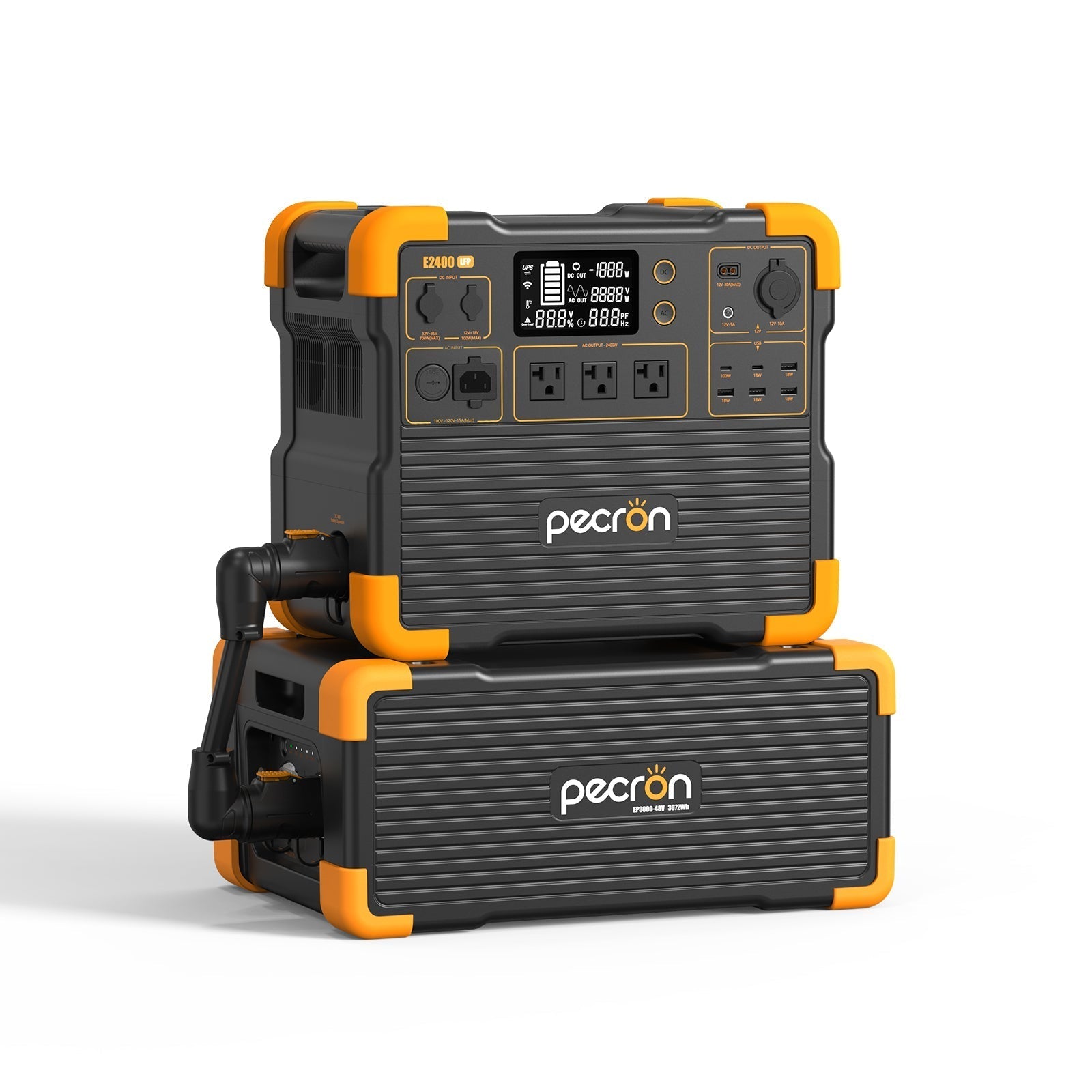 PECRON E2400LFP Portable Power Station 2400W 2048Wh - We The Collective