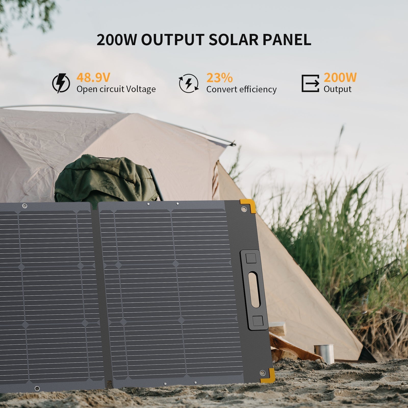PECRON PV200 200W Portable Solar Panel Waterproof IP67 - We The Collective