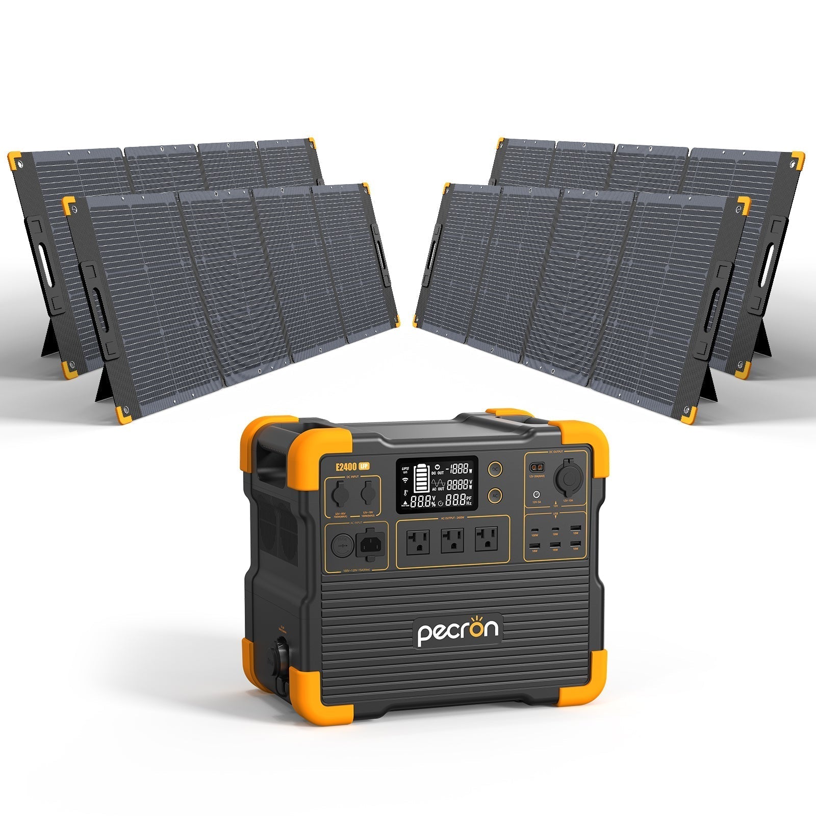 PECRON E2400LFP Portable Power Station 2400W 2048Wh - We The Collective