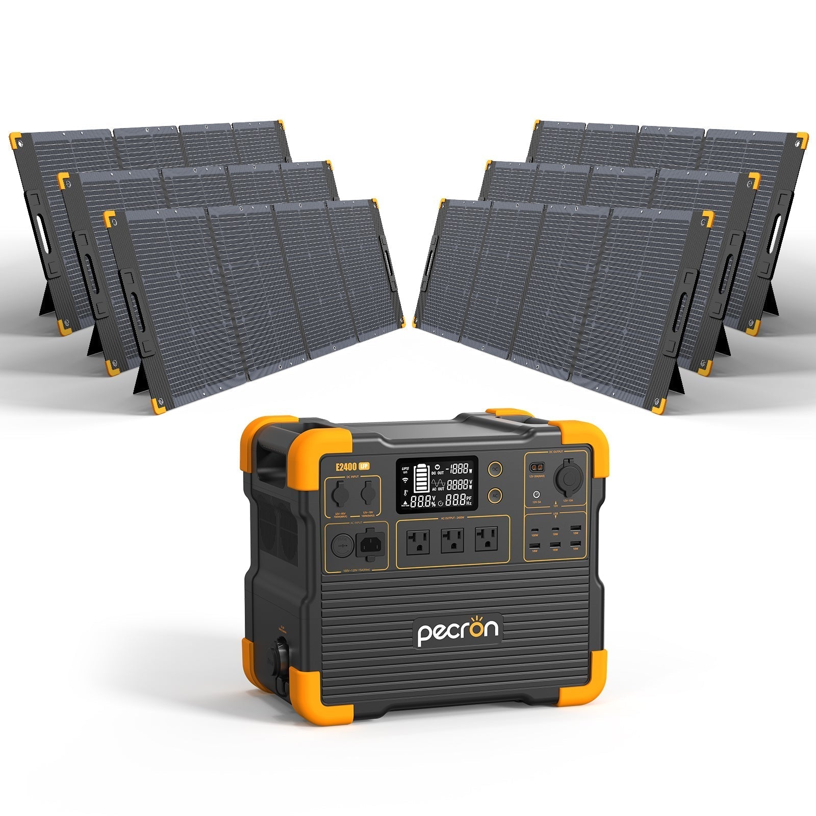 PECRON E2400LFP Portable Power Station 2400W 2048Wh - We The Collective
