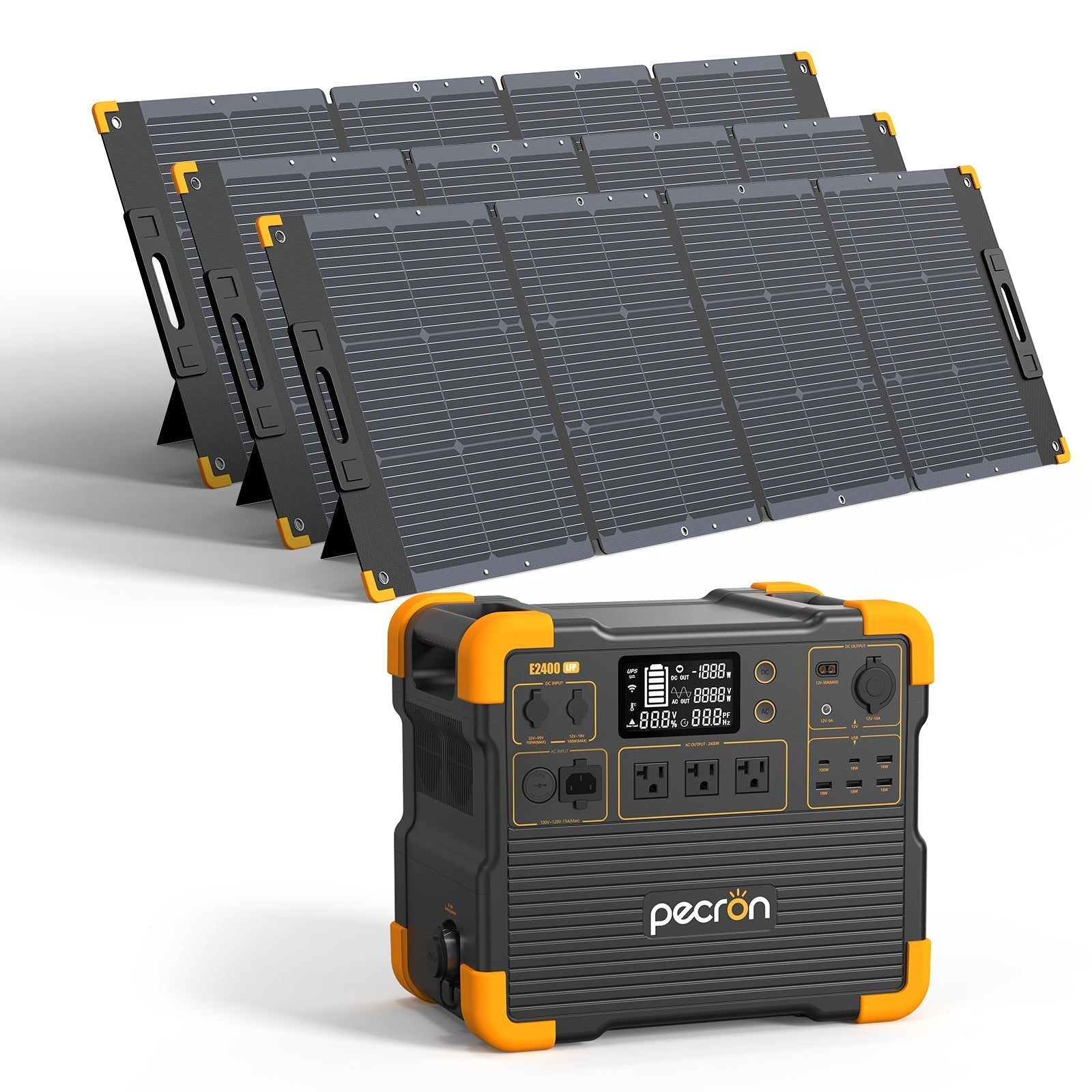 PECRON E2400LFP Portable Power Station 2400W 2048Wh - We The Collective