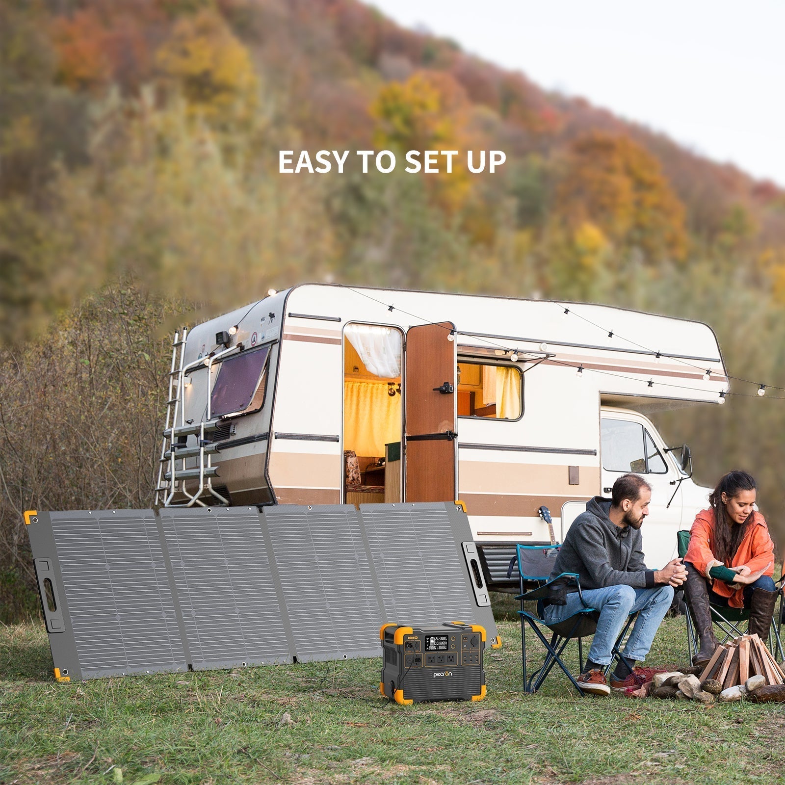 PECRON PV200 200W Portable Solar Panel Waterproof IP67 - We The Collective