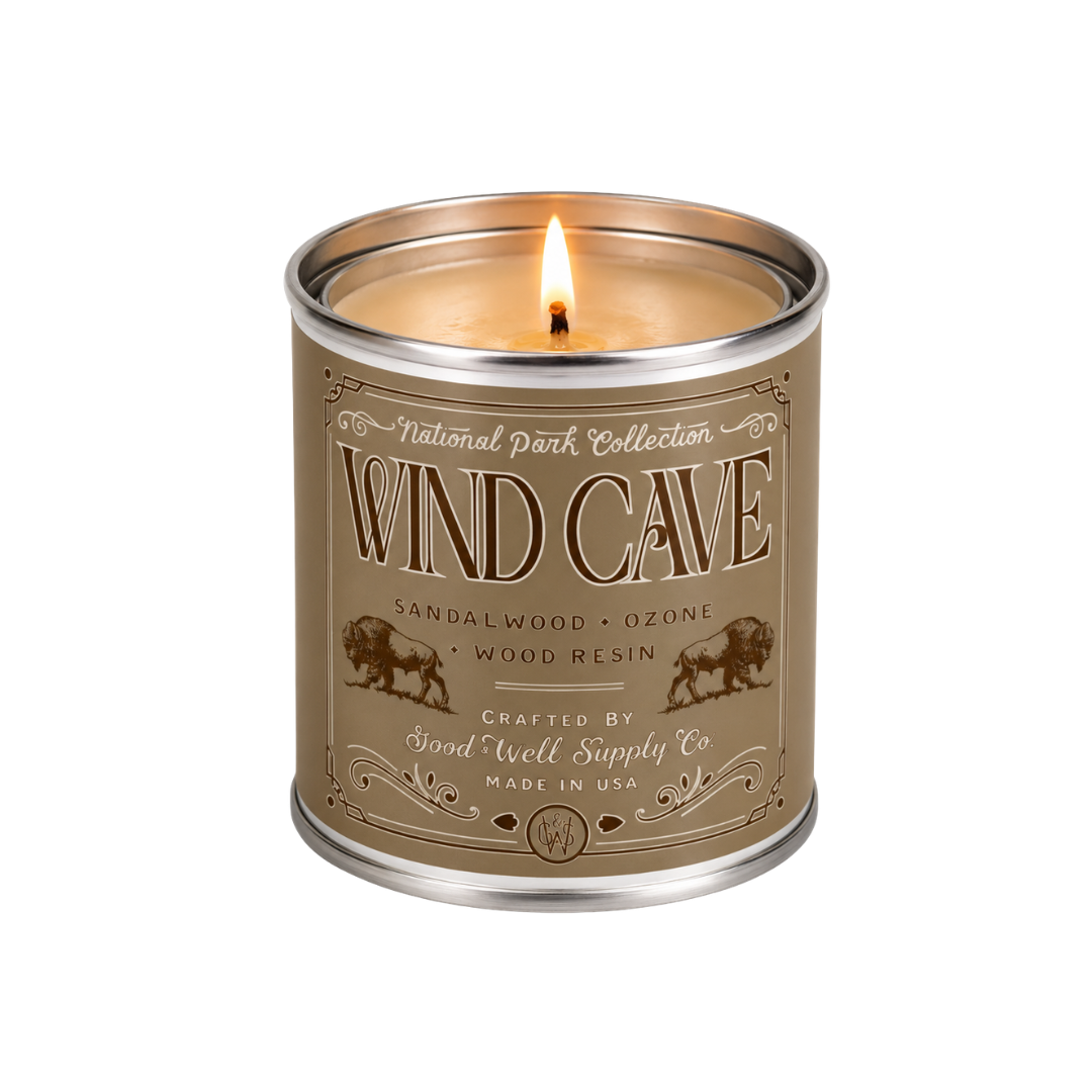 Wind Cave National Park Candle - OVERLANDERS Outfitter