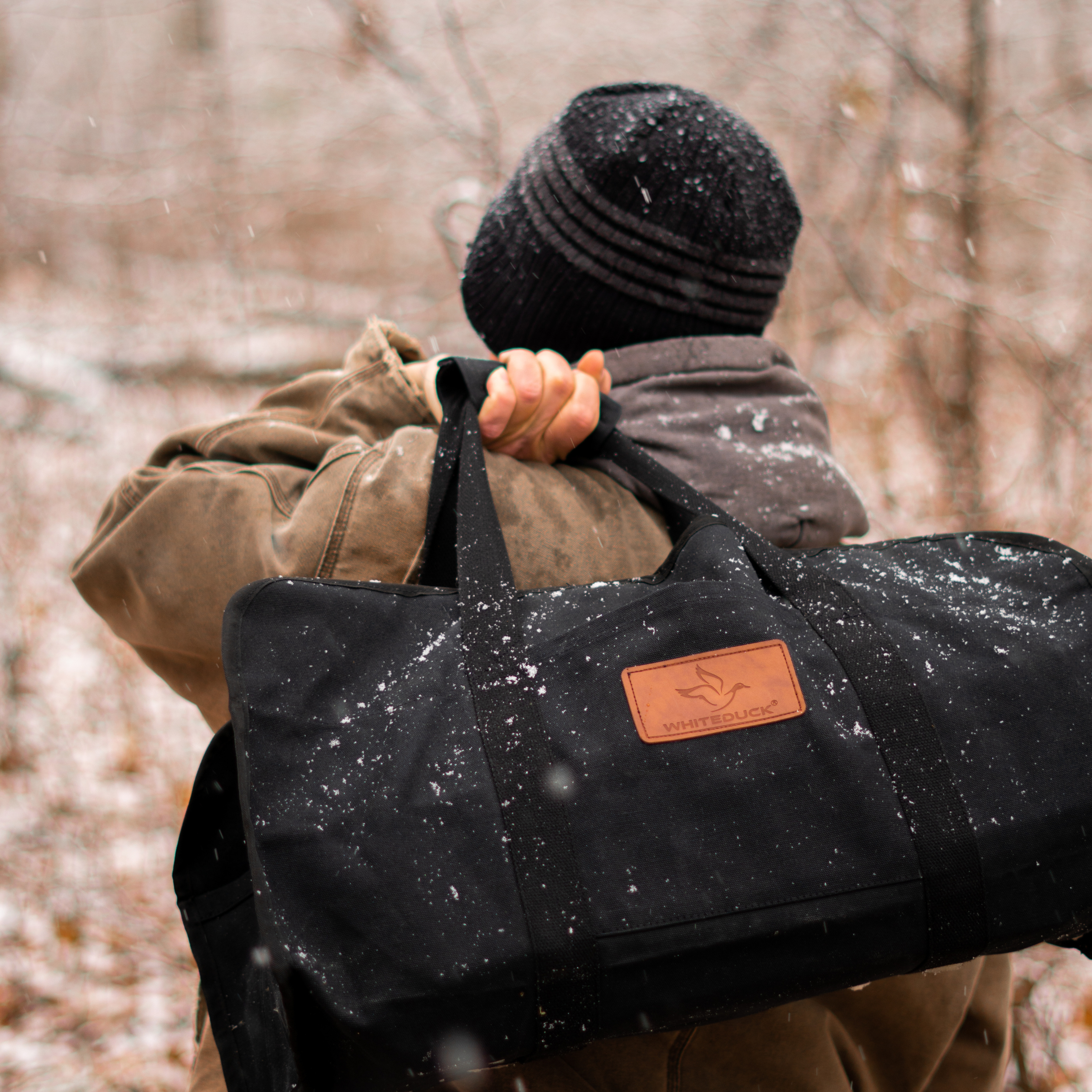 Boat Shape Canvas Firewood Log Carriers - OVERLANDERS Outfitter