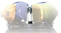 Thule 830 The Stacker kayak carrier with QuickDraw straps securely holds multiple kayaks on a vehicle roof.
