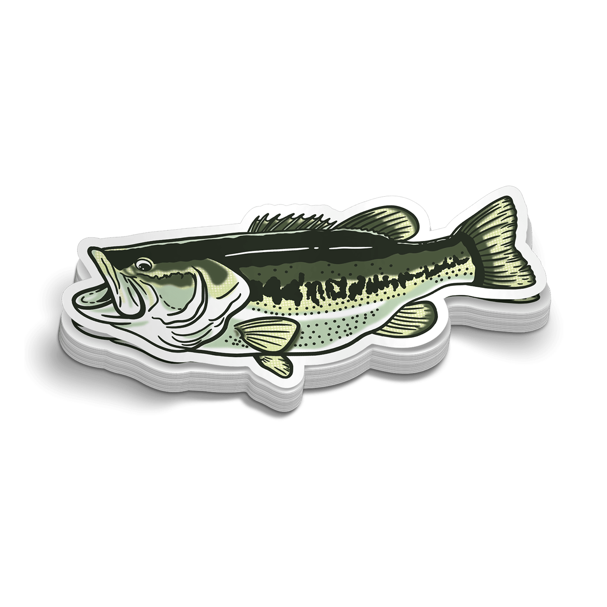 Largemouth Hard Hat Decal - OVERLANDERS Outfitter