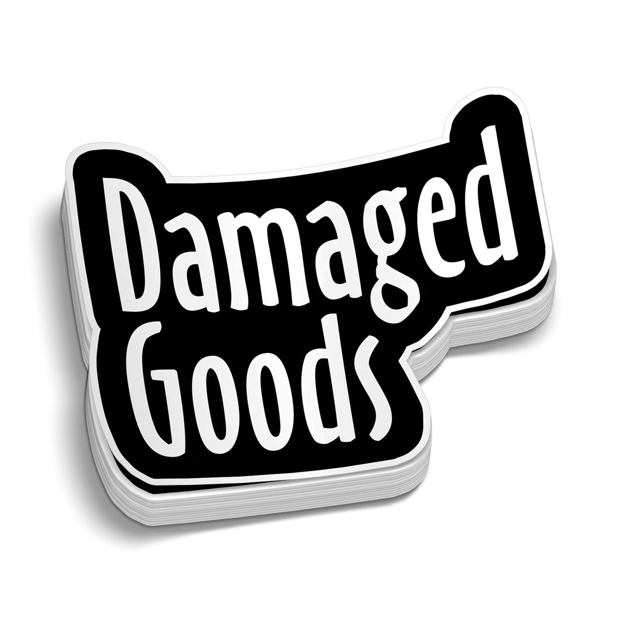 Damaged Goods Hard Hat Decal - OVERLANDERS Outfitter