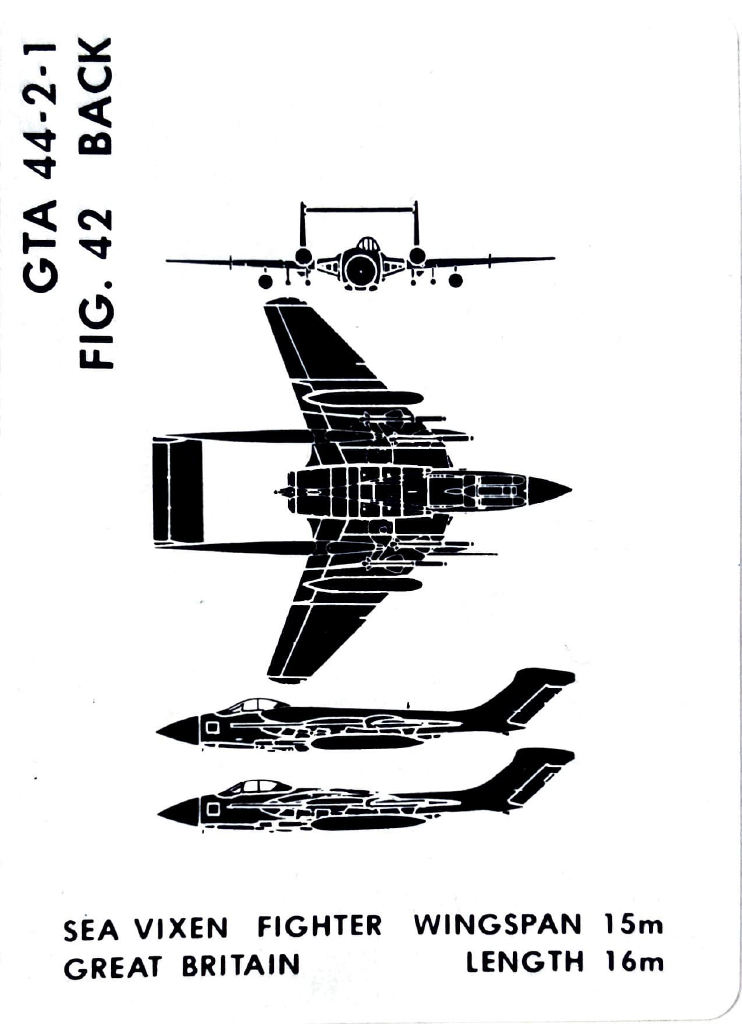 Vintage Aircraft Recognition Card Deck - We The Collective