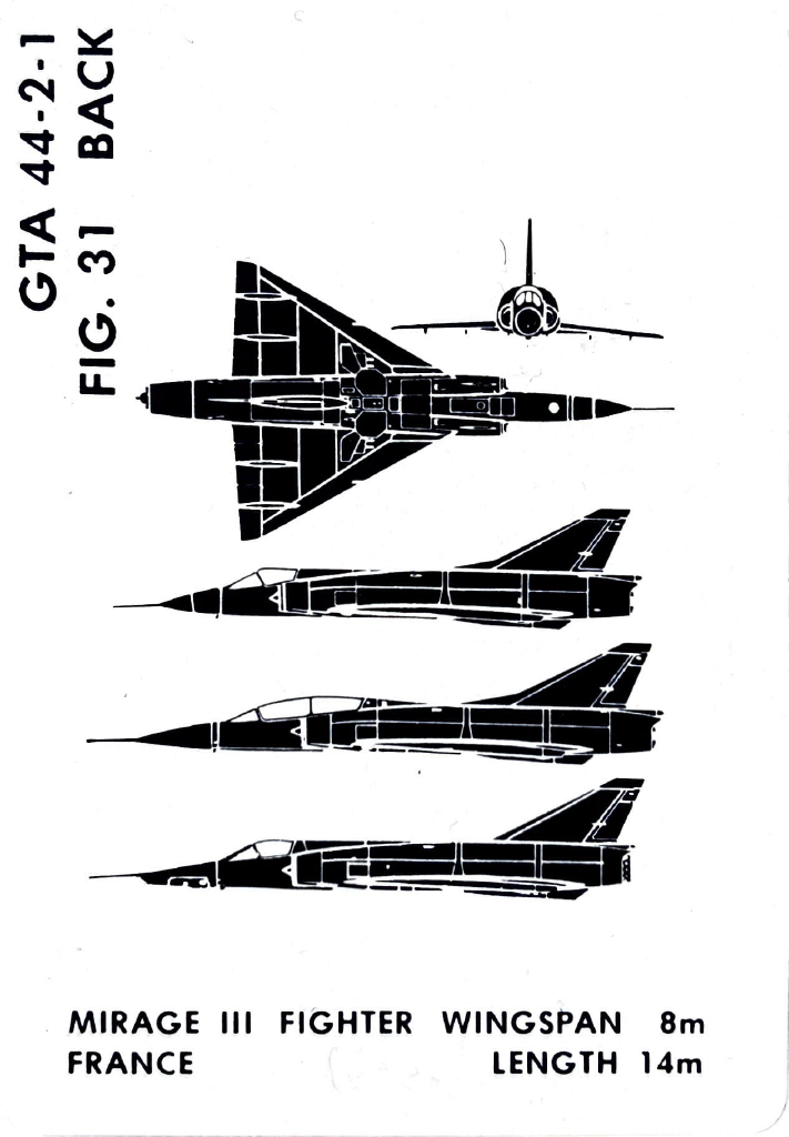 Vintage Aircraft Recognition Card Deck - We The Collective