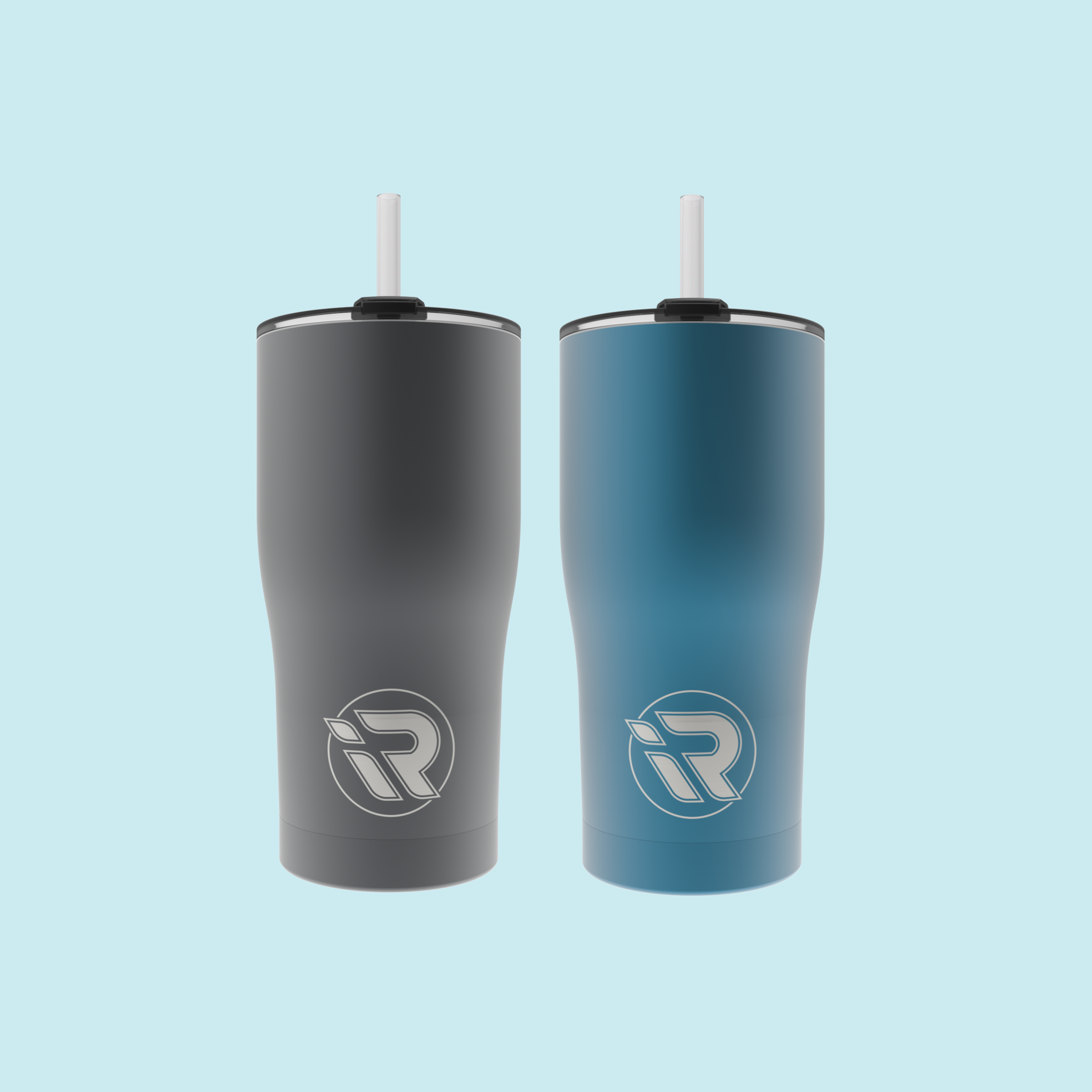 iROCKER US MAG CUP with colorful magnetic design on a white background, showcasing durable and stylish drinkware.