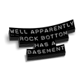 Rock Bottom Hard Hat Decal - OVERLANDERS Outfitter