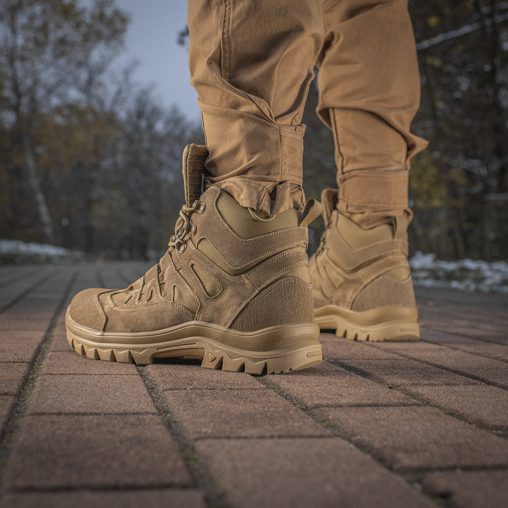 M-TAC M-Tac Field Boots Mk.2 R Gen.II tactical boots with rugged leather and sturdy soles, designed for outdoor and tactical use.