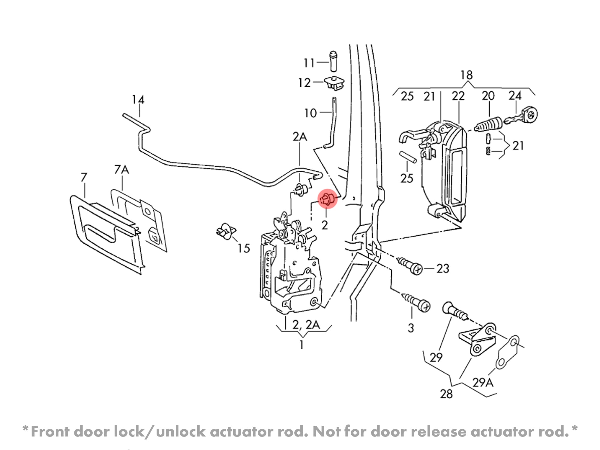 Door Latch Rod Clip [Eurovan] - OVERLANDERS Outfitter