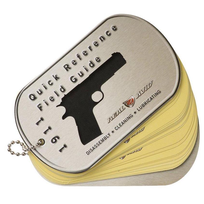 HCC Tactical Field Guide 1911 cleaning and maintenance tool with detailed instructions and compact design.