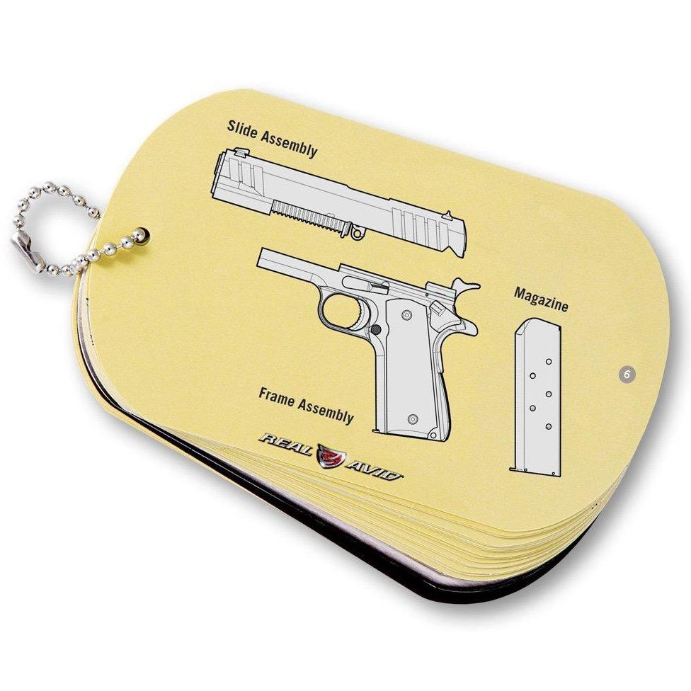 HCC Tactical Field Guide 1911 cleaning tool with detailed instructions for firearm maintenance and care.