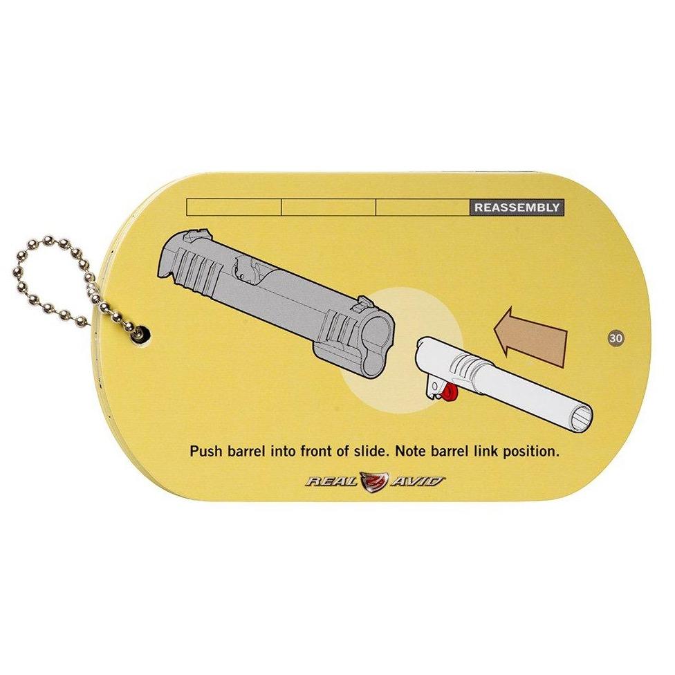 HCC Tactical Field Guide 1911 cleaning tool with detailed instructions for 1911 firearm maintenance and care.