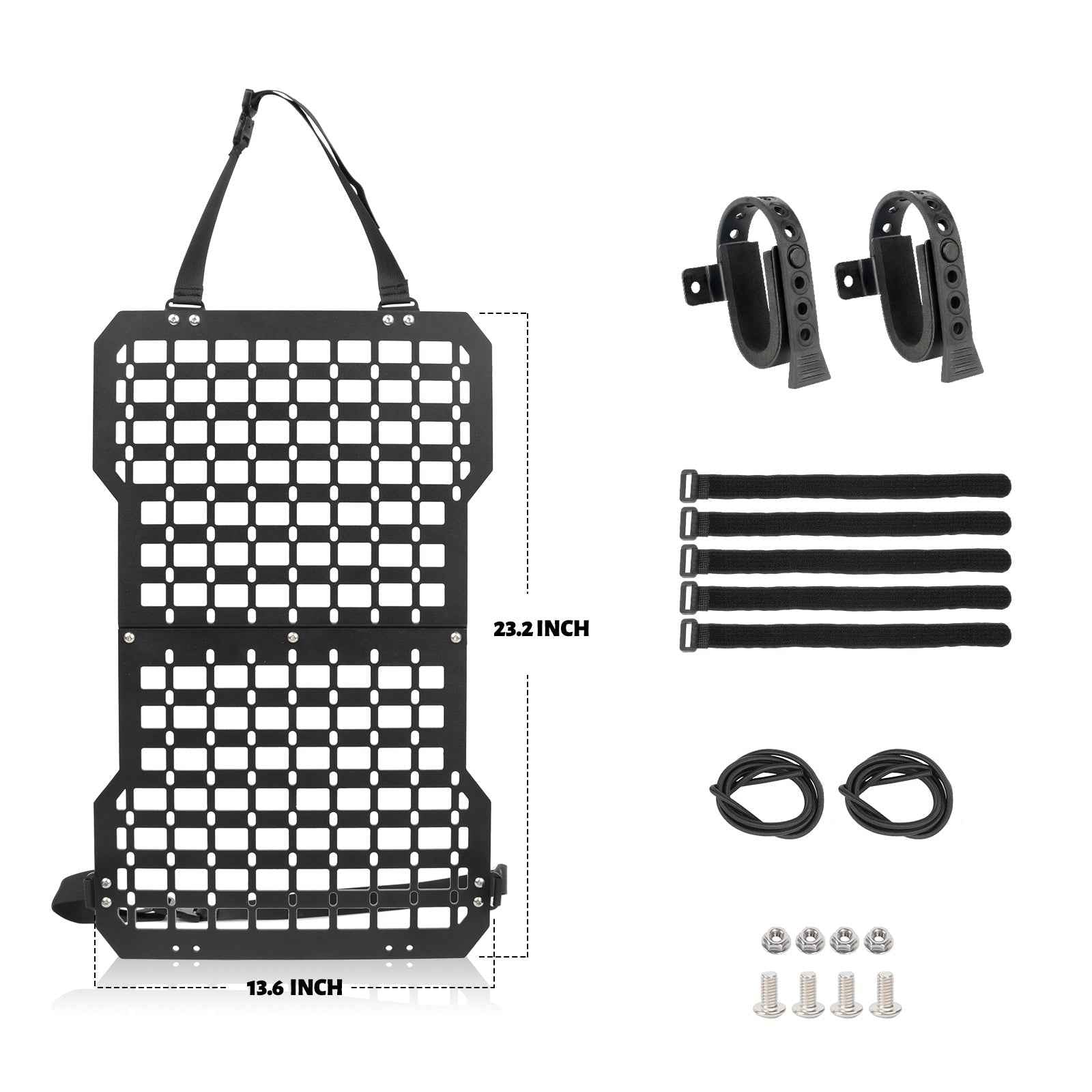 Universal Seat Back Molle Panel Organizer With Gun Holder - OVERLANDERS Outfitter