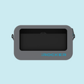 iROCKER US MAG POCKET, compact magnetic storage pouch with multiple compartments for small accessories and essentials.