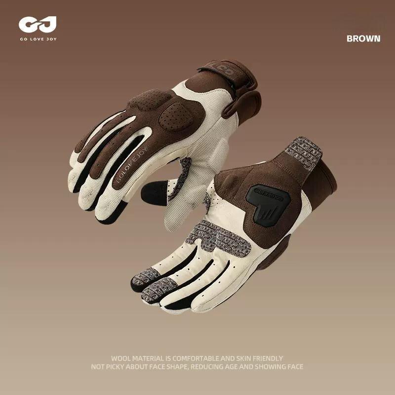 Bean's Moto Booth ColorGuard™ summer sun protection breathable motorcycle gloves with reinforced palms and adjustable wrist straps.