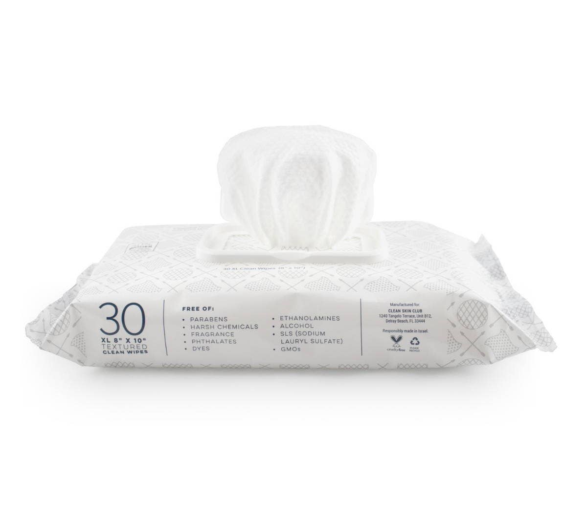 Alpenglow Readiness Supply Clean Wipes in a resealable pack, showcasing the product's label and packaging design.