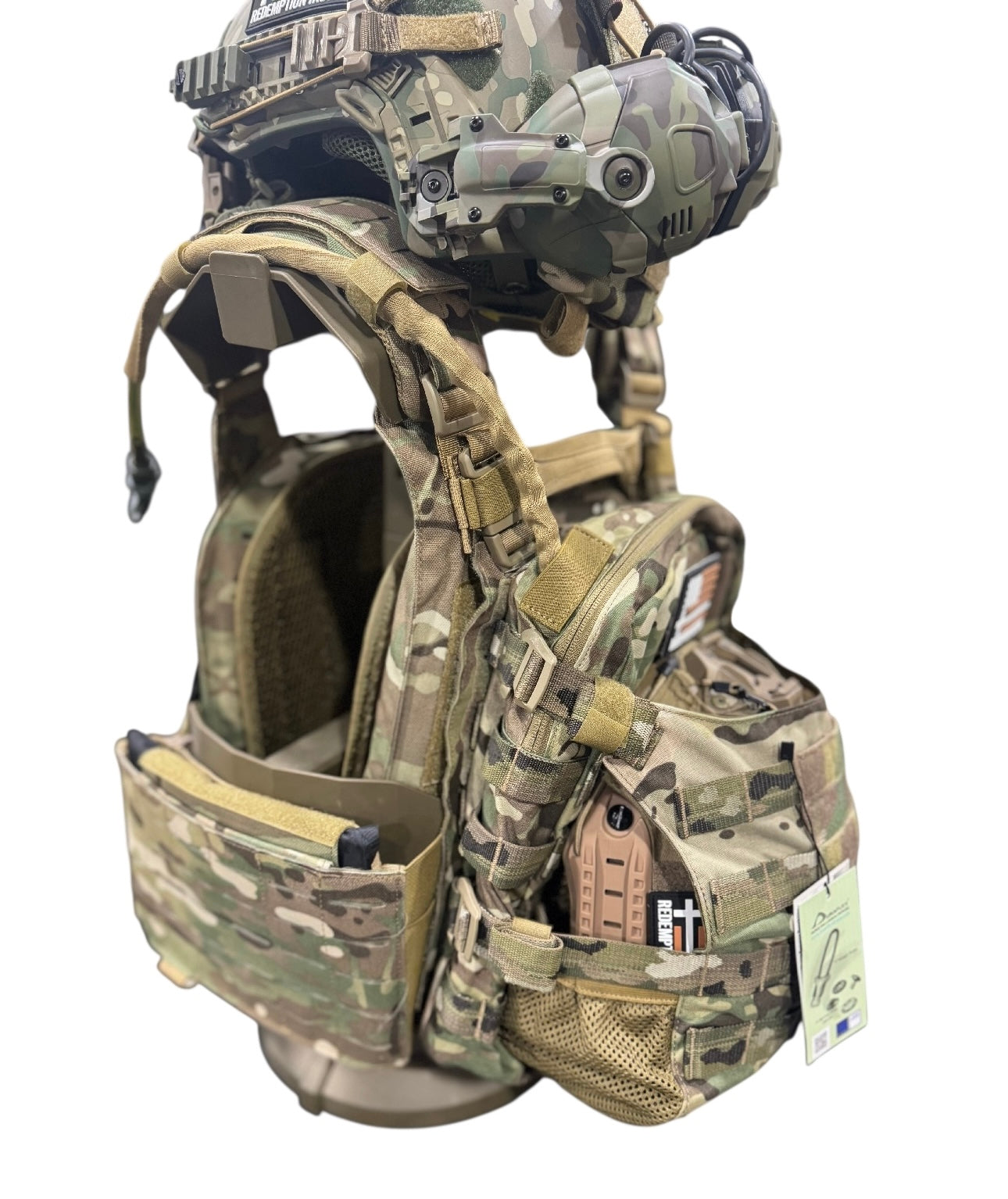 FULL KIT COMBO Crusader 2.0 V4 Armor COMBO PACKAGE LIGHTWEIGHT LEVEL IV (2) 10x12 Front/Back Plates, Mission Plate Carrier Bag - We The Collective