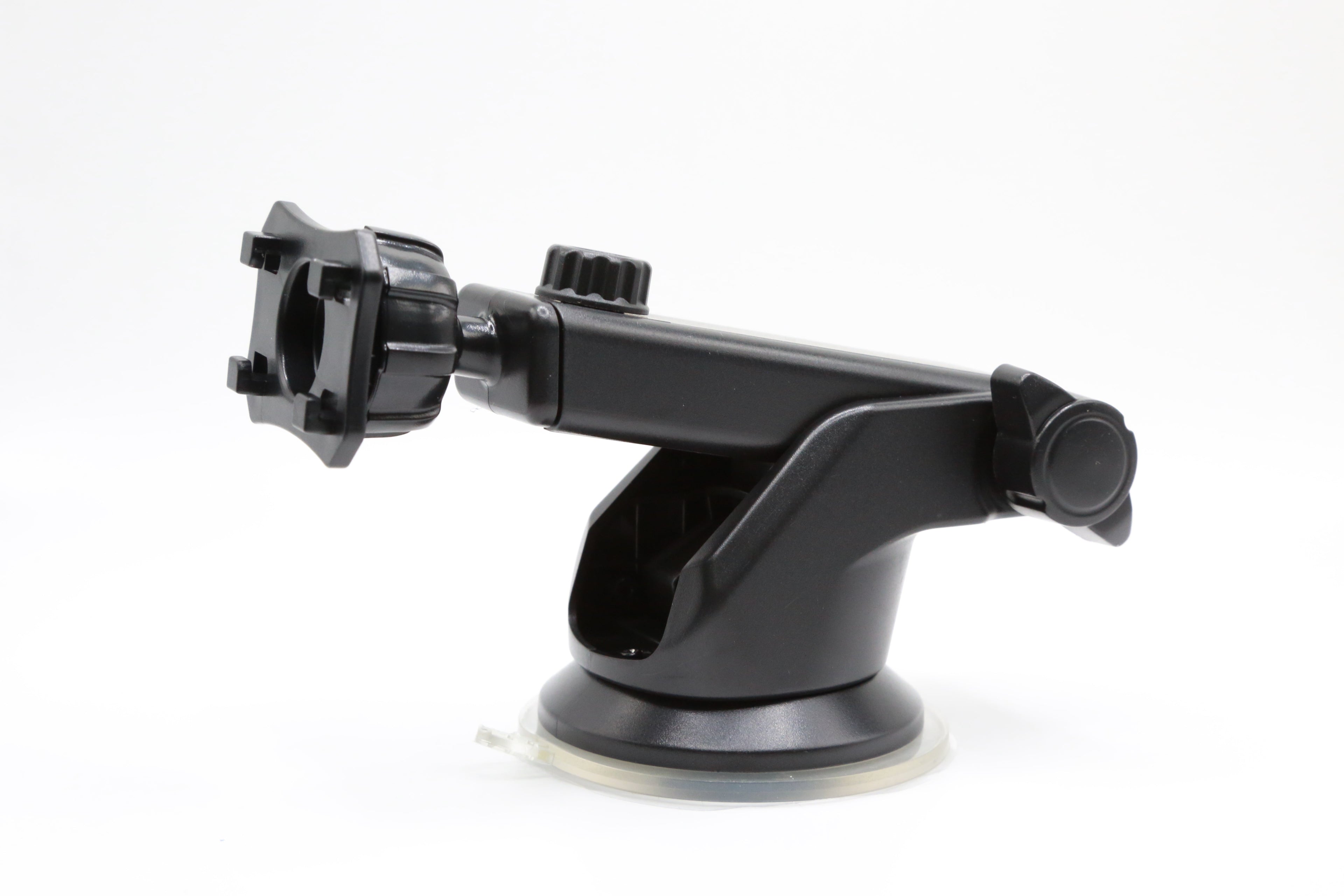 Rexing suction cup mount for CPDuo-686 dash cam, featuring a strong grip and adjustable arm for optimal camera positioning.