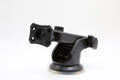 Rexing suction cup mount attached to a windshield for CPDuo-686 dash cam, showcasing its sturdy design and secure fit.