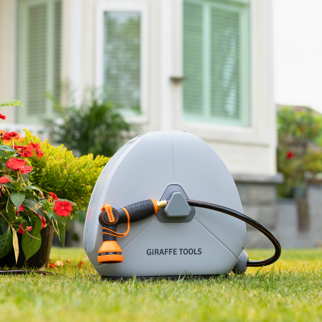 Ground-Mounted Retractable Hose Reel 82ft-130ft - OVERLANDERS Outfitter