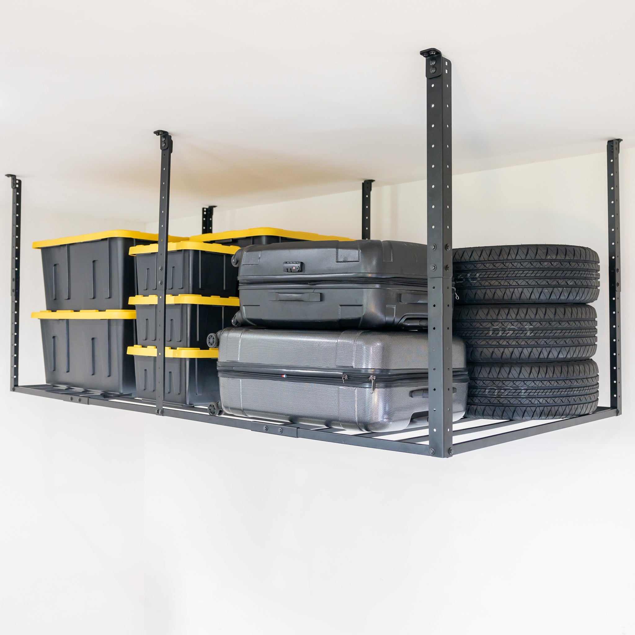 4' x 8' Faber Overhead Garage Shelving | Holds 700 lbs - OVERLANDERS Outfitter
