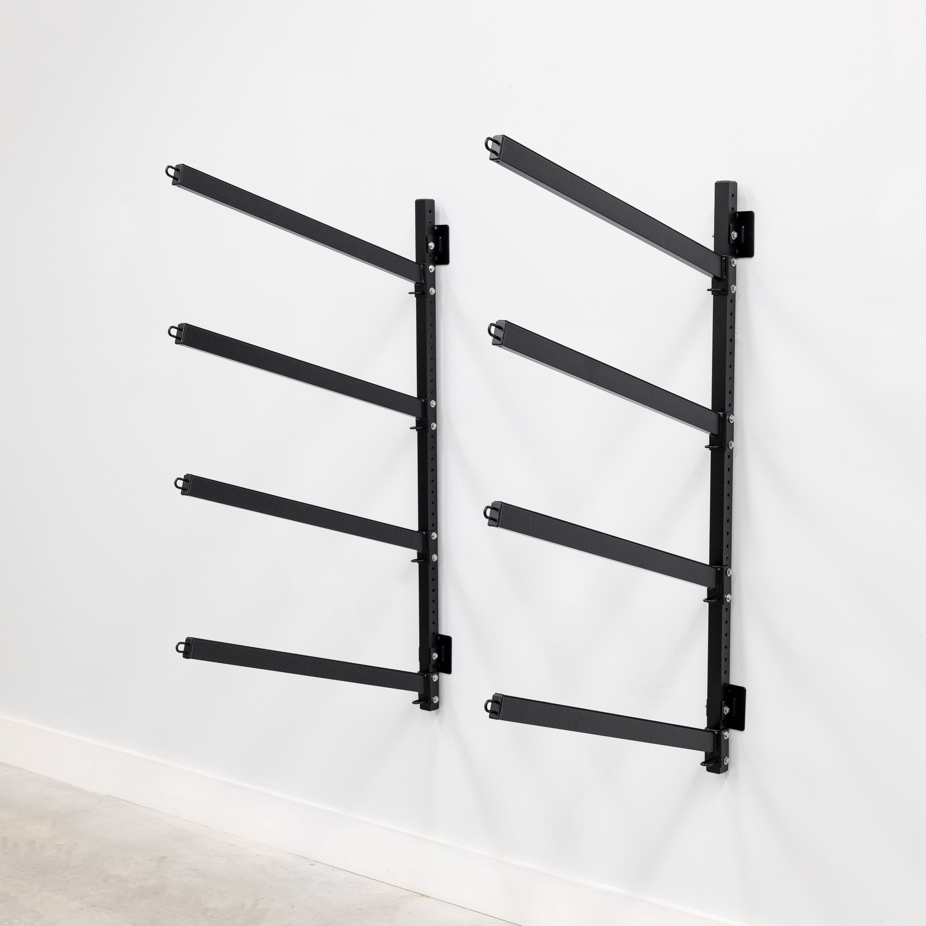 Outdoor Wall Rack |  46 Inch Adjustable Height | Kayak & SUP - OVERLANDERS Outfitter