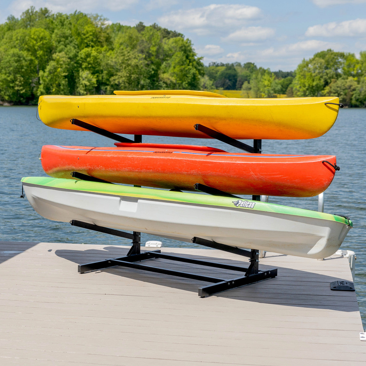 G-Watersport 3 Kayak & Canoe Rack | 3 Levels | Black - OVERLANDERS Outfitter