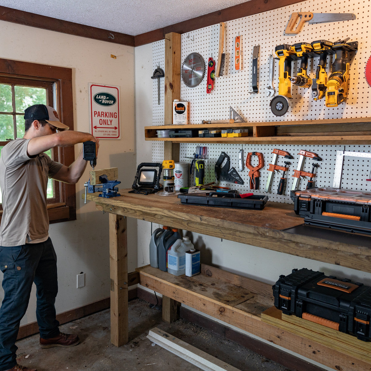 E-Power Tool Organizer | Garage Storage Rack - OVERLANDERS Outfitter