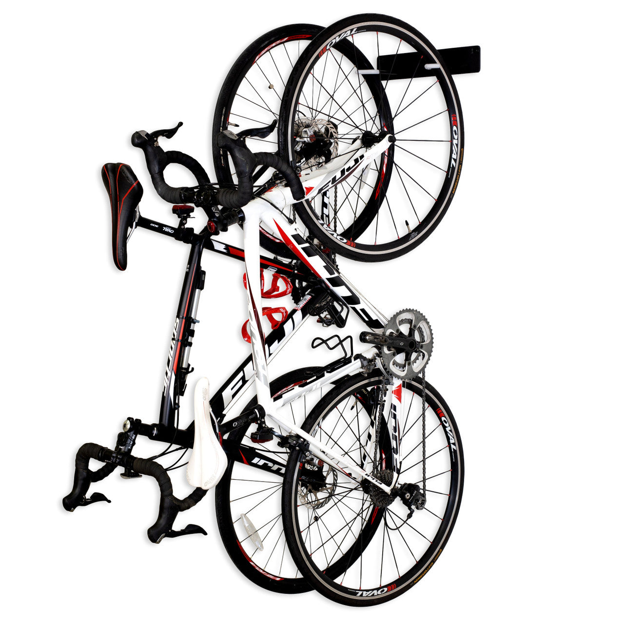 Blackstone Wall Mounted Bike Storage Rack | 2 Bikes | Black - OVERLANDERS Outfitter