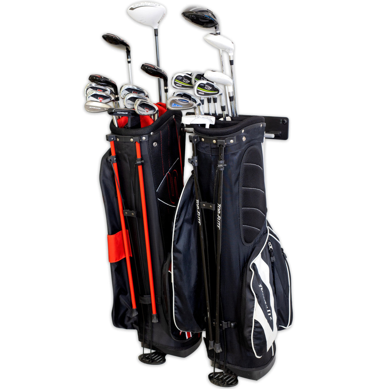 Torrey Pines Golf Bag Storage Rack | Holds 2 Golf Bags - OVERLANDERS Outfitter