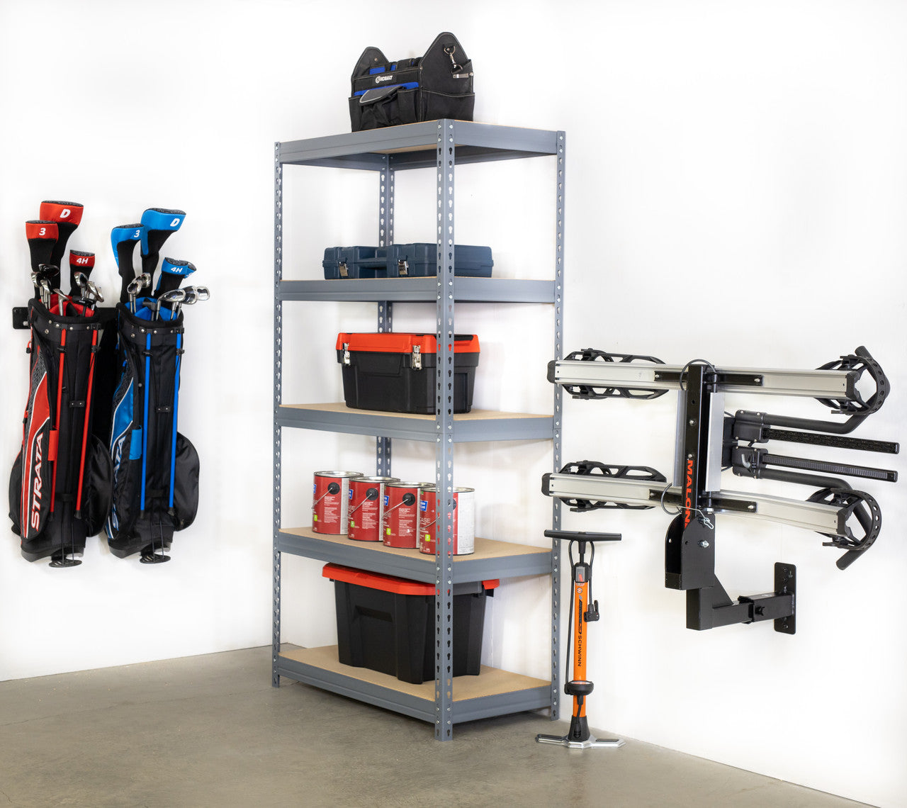1.25" Hitch Wall Mount  | Holds Bike or Cargo Car Rack - OVERLANDERS Outfitter
