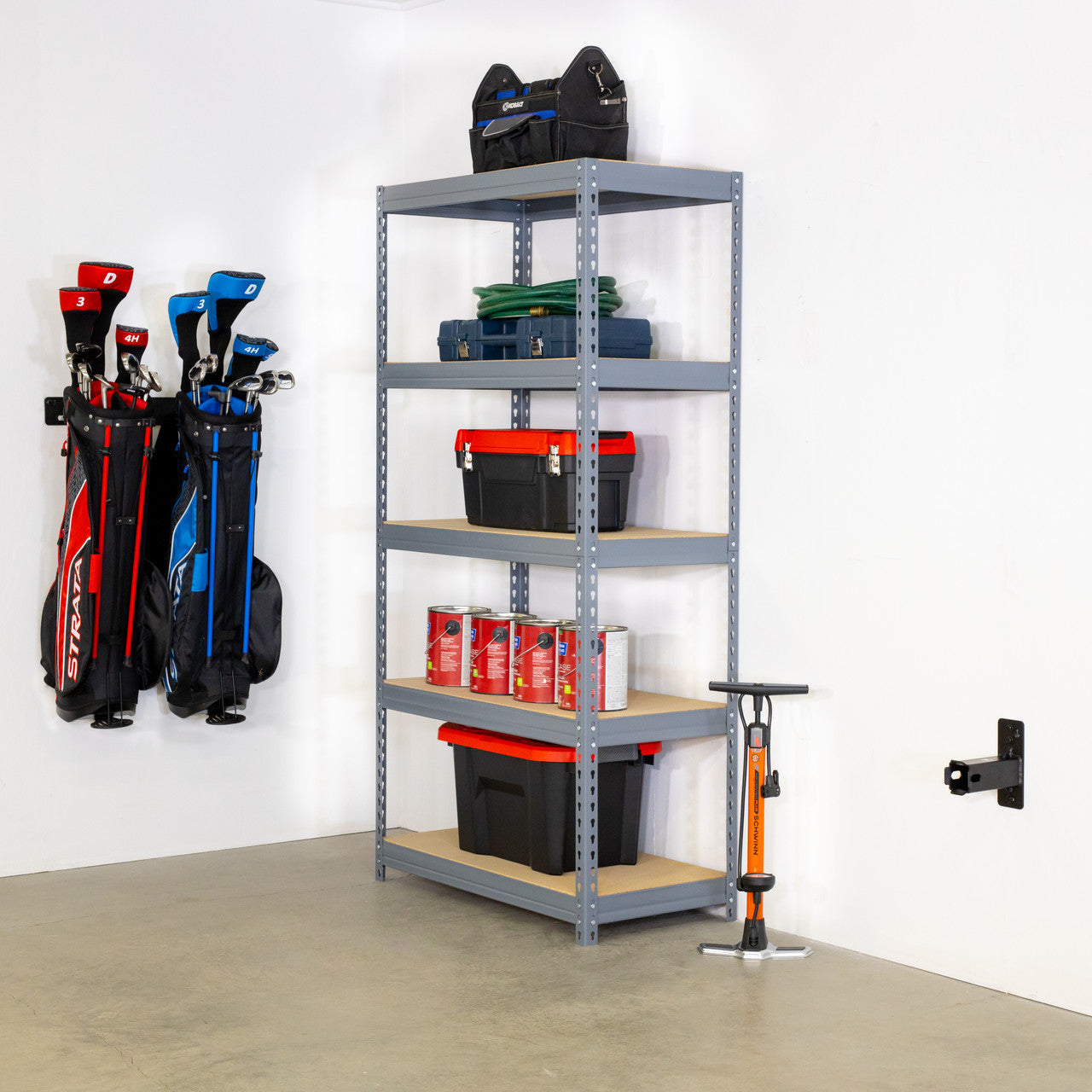 1.25" Hitch Wall Mount  | Holds Bike or Cargo Car Rack - OVERLANDERS Outfitter