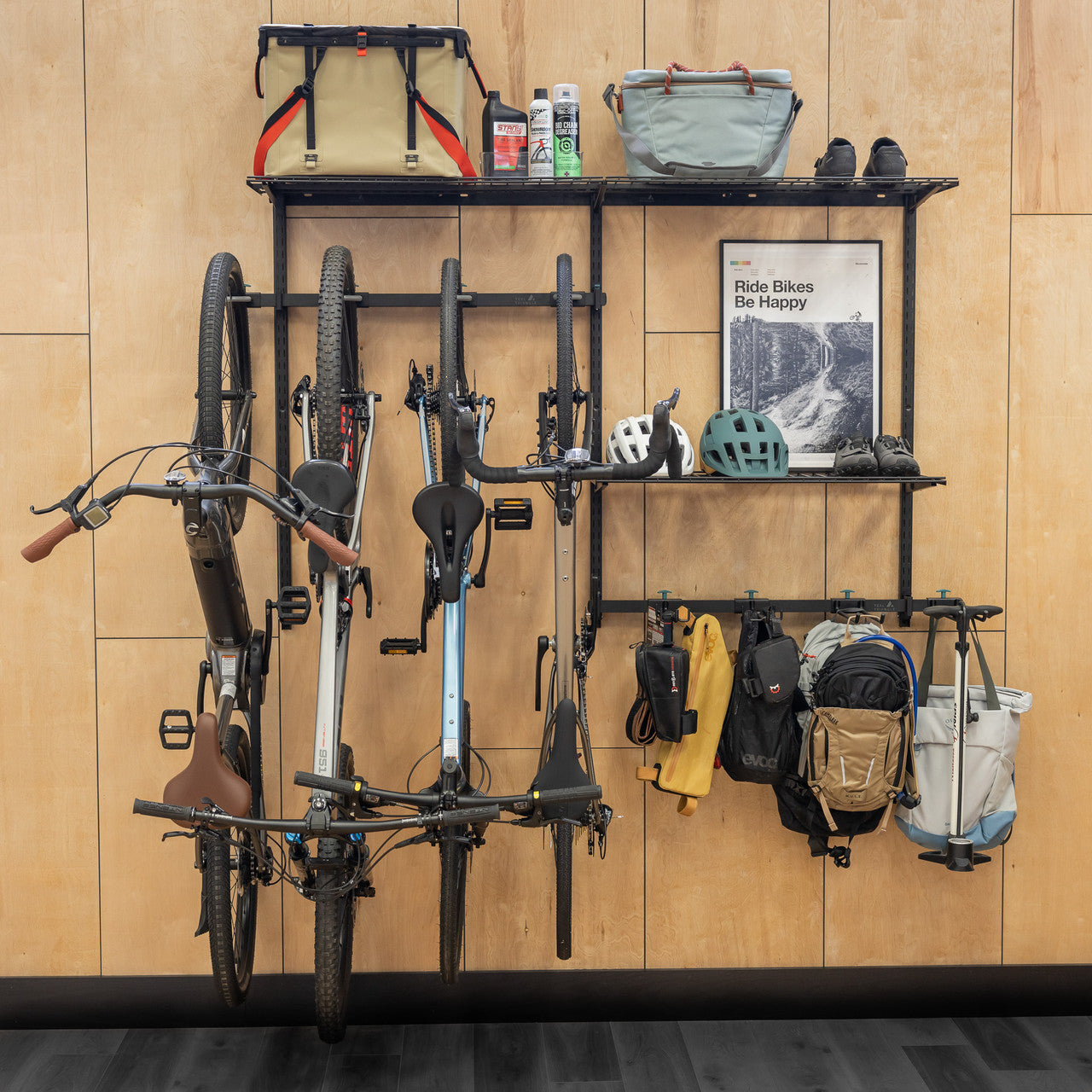 G-Bike Pro | Adjustable Wall Storage System | Holds 500 lbs - OVERLANDERS Outfitter