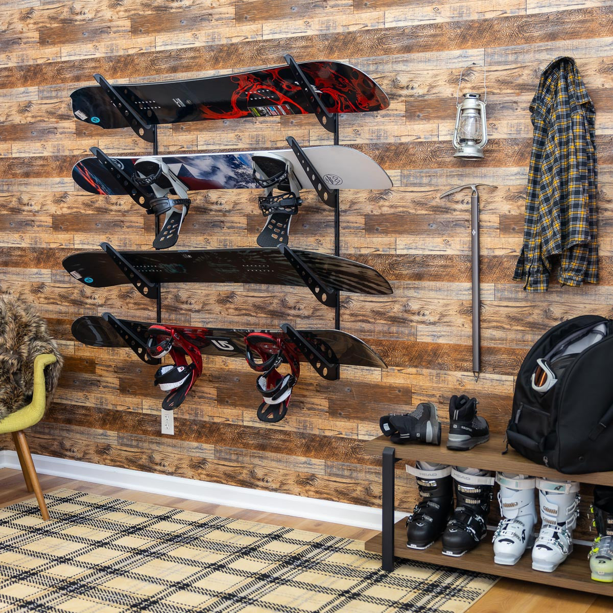 Brighton Snowboard Rack | Adjustable XSR | 4 Levels - OVERLANDERS Outfitter