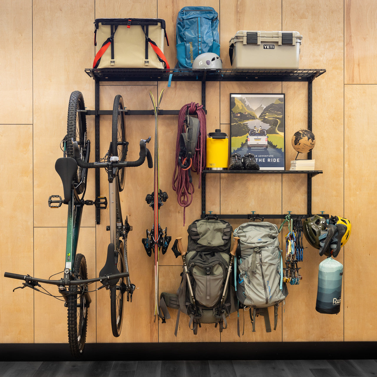 G-Adventure Pro | Adjustable Wall Storage System | Holds 500 lbs - OVERLANDERS Outfitter