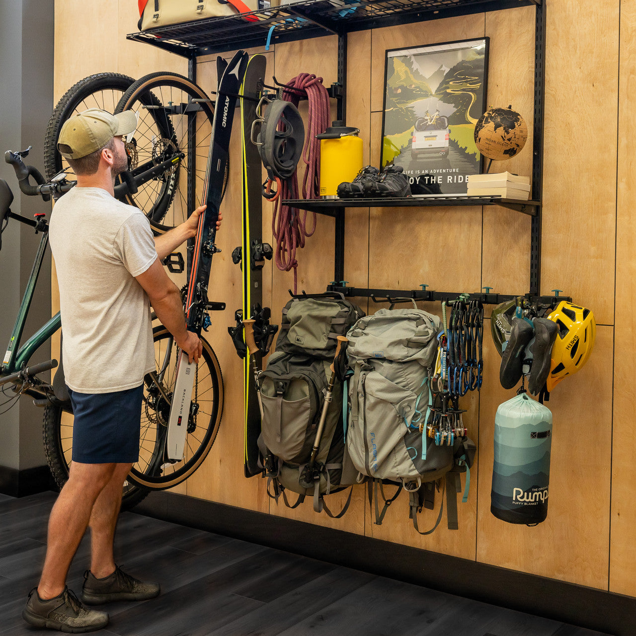 G-Adventure Pro | Adjustable Wall Storage System | Holds 500 lbs - OVERLANDERS Outfitter